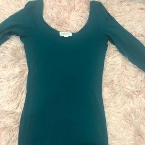 Short forever 21 green dress